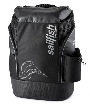 Sailfish Triathlon rugzak cape town 35 liter zwart/zilver 