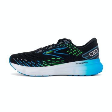 Brooks Glycerin 20 hardloopschoenen zwart/blauw heren 