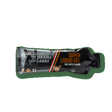 Born Super liquid gel Cool Coffee 2:1 + Caffeine box 12 x 55 ml