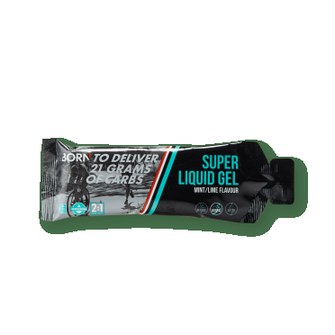 Born Super liquid gel Mint/Lime 2:1 + Caffeine box 12 x 55 ml