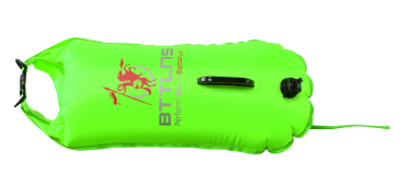 BTTLNS Saferswimmer zwemboei 28 liter Poseidon 1.0 neon groen