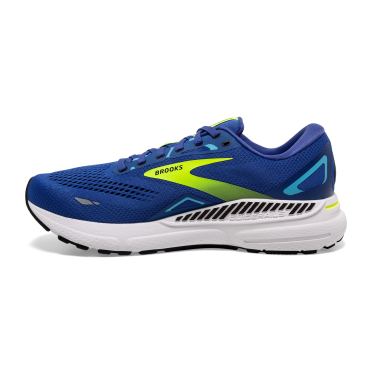 Brooks Adrenaline GTS 23 hardloopschoenen blauw/geel heren 