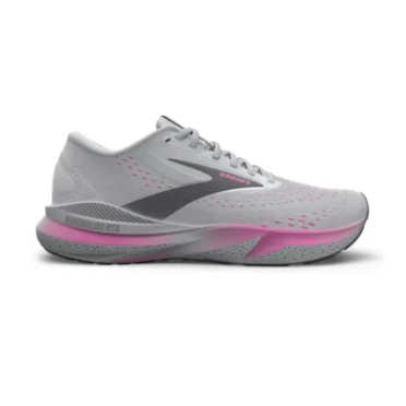 Brooks Adrenaline GTS 24 hardloopschoenen wit/roze dames 