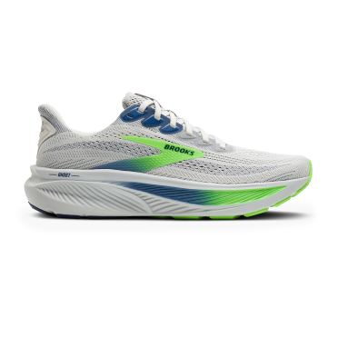 Brooks Ghost 17 hardloopschoenen Oyster/Beacon Blue/Gecko heren 