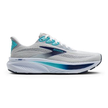 Brooks Ghost 17 hardloopschoenen White/Beacon Blue/Ipanema heren 
