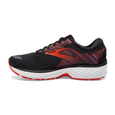 Brooks Defyance 12 hardloopschoenen zwart/rood dames 