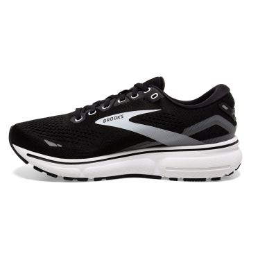 Brooks Ghost 15 hardloopschoenen zwart/wit dames 