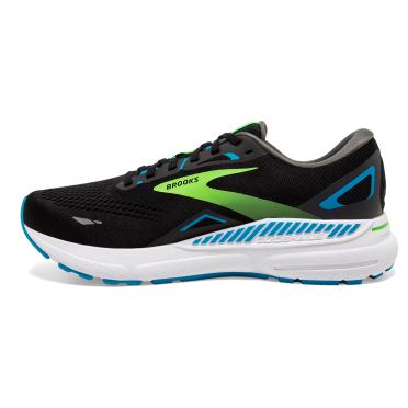 Brooks Adrenaline GTS 23 hardloopschoenen zwart/groen heren 