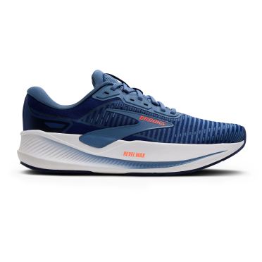 Brooks Revel Max hardloopschoenen Beacon Blue/Moonlight/Orange heren 