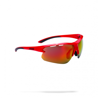 BBB Sportbril Impulse MLC glossy rood
