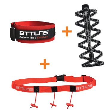 BTTLNS Triathlon accessoires voordeel pakket rood