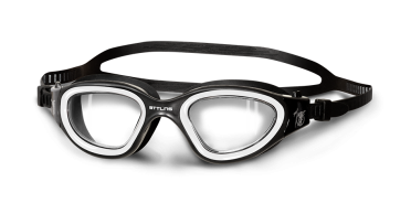 BTTLNS Ghiskar 1.0 transparante lens zwembril zwart/wit