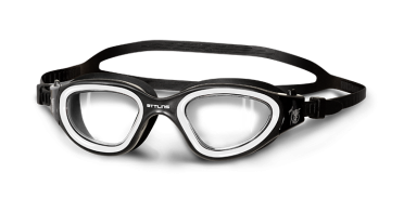 BTTLNS Ghiskar 1.0 transparante lens zwembril zwart/wit