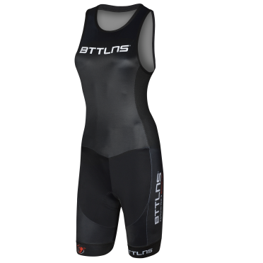 BTTLNS Goddess ITU trisuit mouwloos zwart Nemesis 1.0