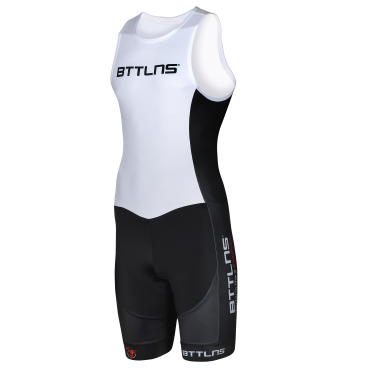 BTTLNS Gods ITU trisuit mouwloos wit Nemesis 1.0