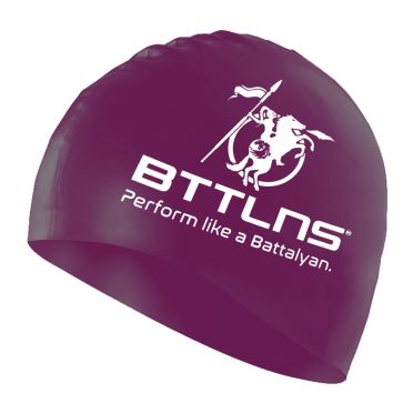 BTTLNS Siliconen badmuts neon-paars Absorber 2.0
