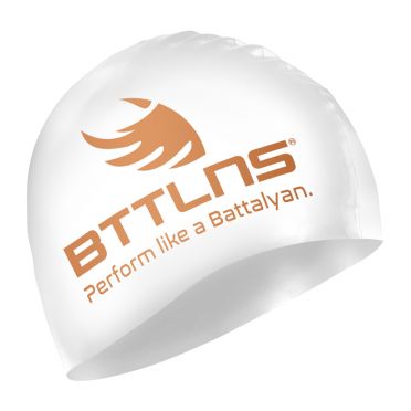 BTTLNS Absorber 2.0 siliconen badmuts wit/goud 