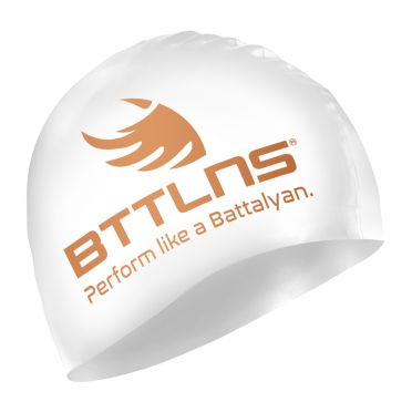 BTTLNS Absorber 2.0 siliconen badmuts wit/goud
