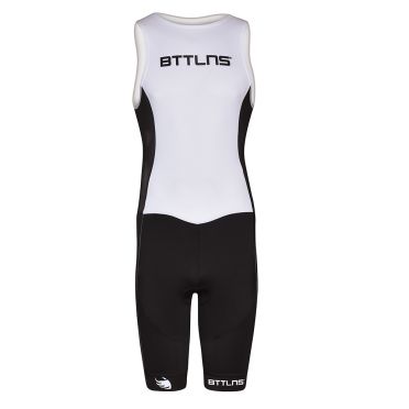 BTTLNS Gods ITU trisuit mouwloos wit Nemesis 1.0 