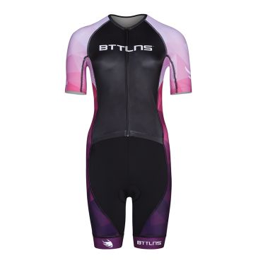BTTLNS Typhon 2.0 SE trisuit korte mouw paars dames
