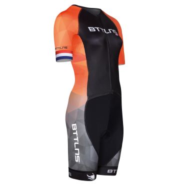 BTTLNS Typhon 2.0 SE trisuit korte mouw oranje dames 