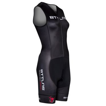 BTTLNS Nemesis 1.0 ITU trisuit mouwloos 2022 dames zwart