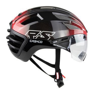 Casco SPEEDairo 2 RS fietshelm inclusief vizier zwart/rood