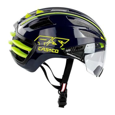 Casco SPEEDairo 2 RS fietshelm blauw/geel