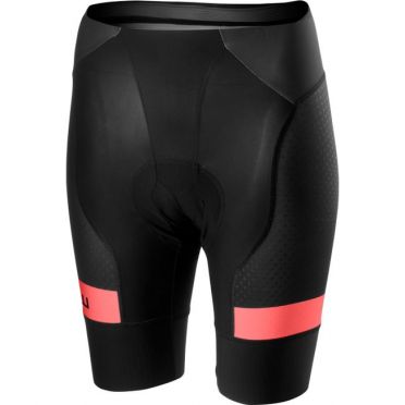 Castelli Free aero race 4 W short zwart/roze dames