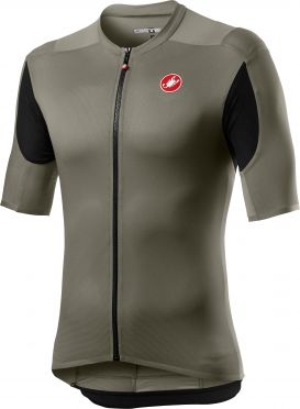 Castelli Superleggera 2 korte mouw fietsshirt donkergroen heren