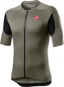 Castelli Superleggera 2 korte mouw fietsshirt donkergroen heren 