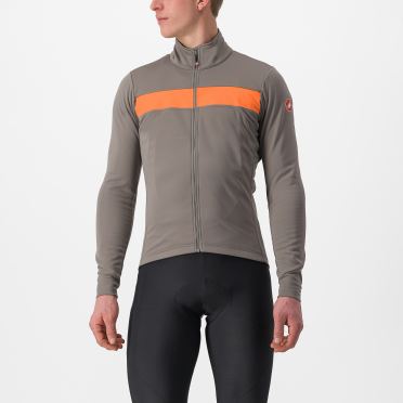 Castelli Raddoppia 3 fietsjack grijs heren