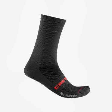 Castelli Re-Cycle Thermal 18 fietsokken zwart heren 