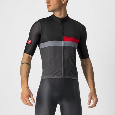 Castelli A Blocco fietsshirt korte mouw zwart heren 