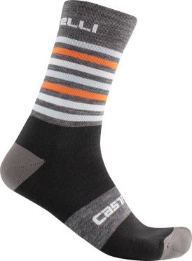 Castelli Gregge 15 fietssokken grijs heren
