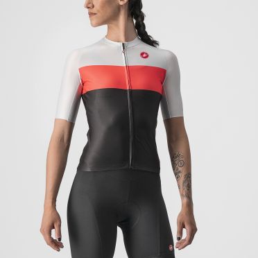 Castelli Aero Pro W fietsshirt korte mouw zwart dames 