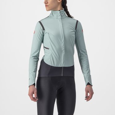 Castelli Alpha RoS 2 fietsjack lange mouw lichtblauw dames