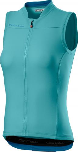 Castelli Anima 3 SL fietsshirt mint blauw dames