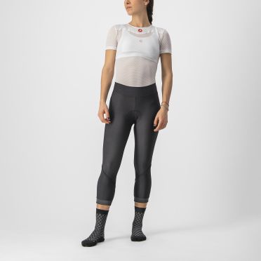 Castelli Velocissima Thermal fietsbroek driekwart zwart dames 