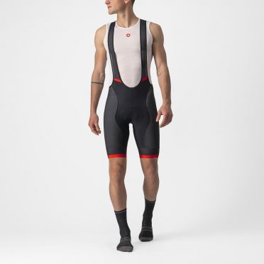 Castelli Competizione kit bibshort zwart/rood heren 