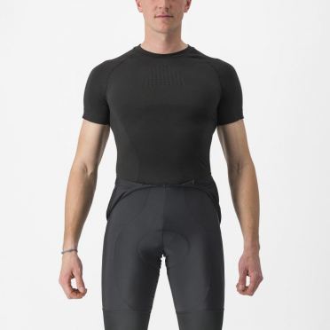 Castelli Core Seamless ondershirt korte mouw zwart heren