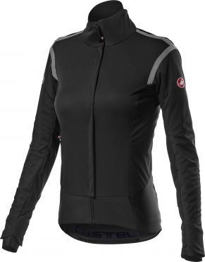 Castelli Alpha RoS 2 fietsjack lange mouw zwart dames 