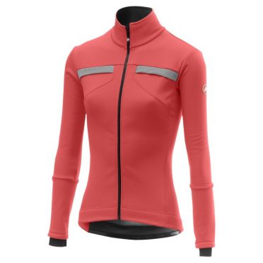 Castelli Dinamica lange mouw fietsjack roze dames