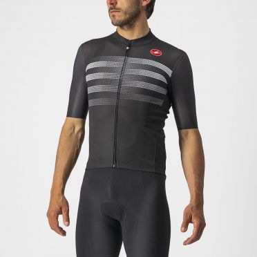 Castelli Endurance pro korte mouw fietsshirt zwart heren 