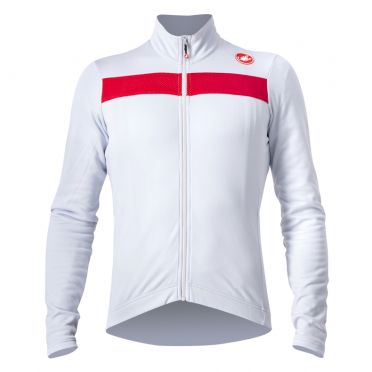 Castelli Puro 3 lange mouw fietsshirt zilvergrijs heren 