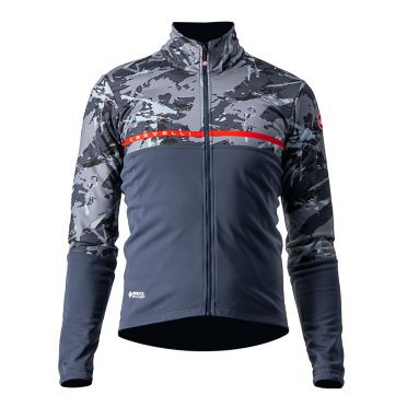 Castelli Finestre lange mouw fietsjack blauw heren