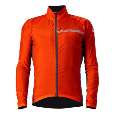 Castelli Squadra stretch fietsjack rood heren