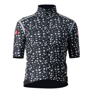 Castelli Gabba RoS korte mouw fietsshirt blauw/grijs heren 