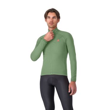 Castelli Competizione fietsjack lange mouw green pepper heren 