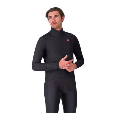 Castelli Emergency 3 Rain Jacket lange mouw light black heren 